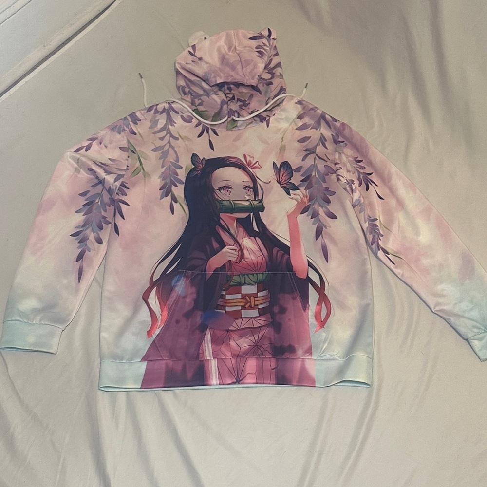 Cosplay Adult XL Life Demon Slayer Anime Kamado Nezuko pullover Like New